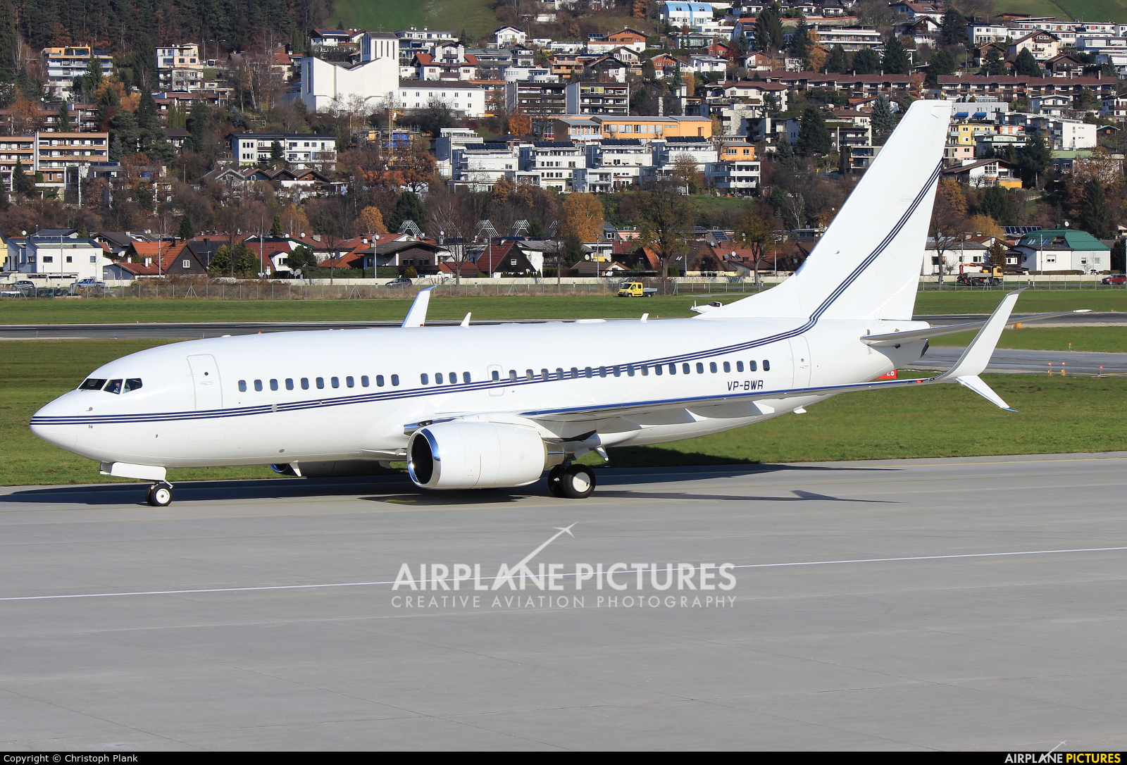 Private VP-BWR aircraft at Innsbruck