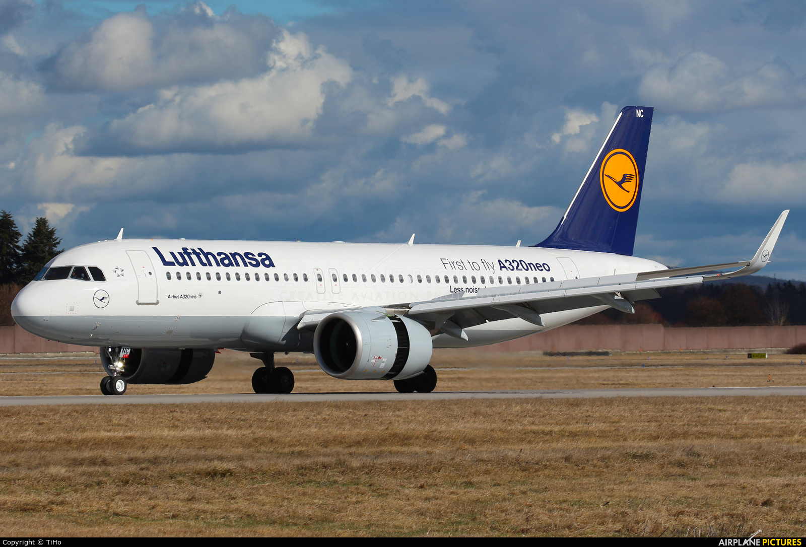 Lufthansa D-AINC aircraft at Stuttgart