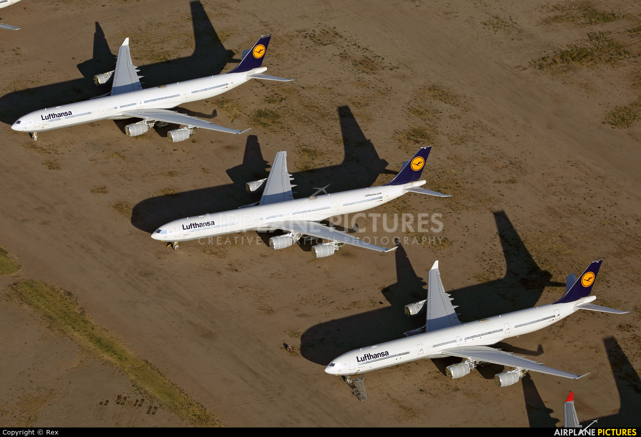 Lufthansa D-AIHS aircraft at Marana/Pinal Air Park