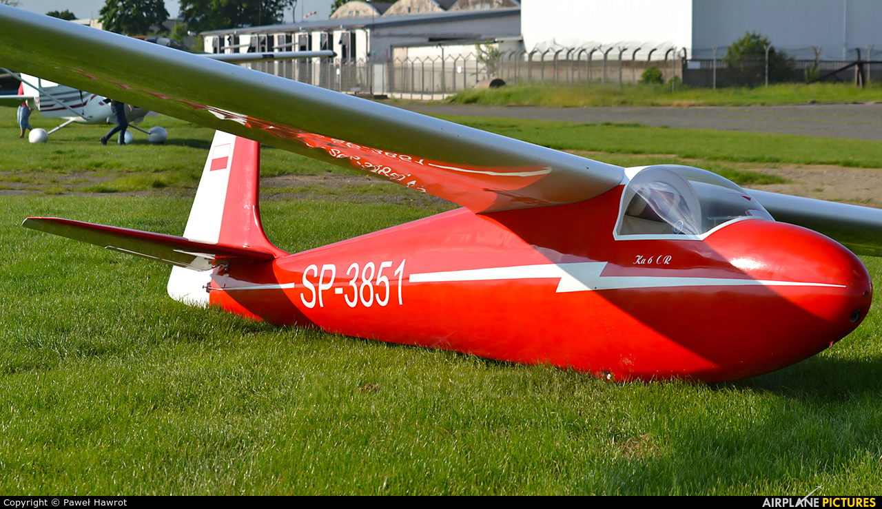Private SP-3851 aircraft at Krosno