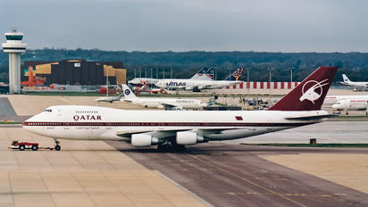 A7-ABK - Qatar Airways Boeing 747SR