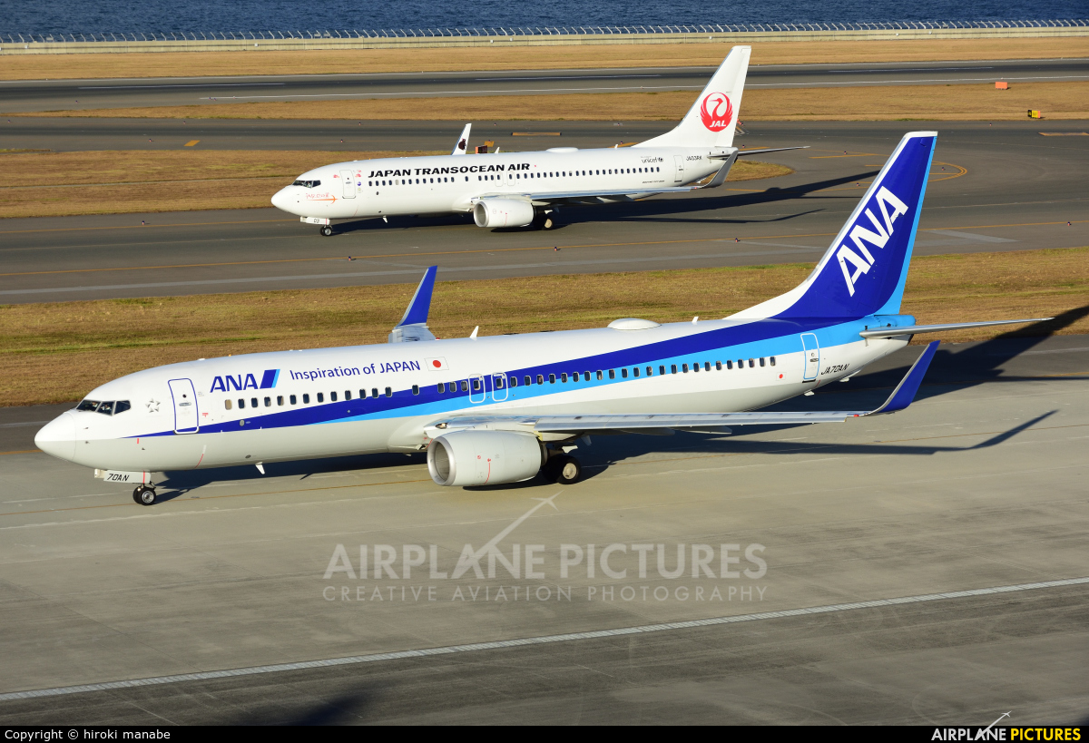 ANA - All Nippon Airways JA70AN aircraft at Chubu Centrair Intl