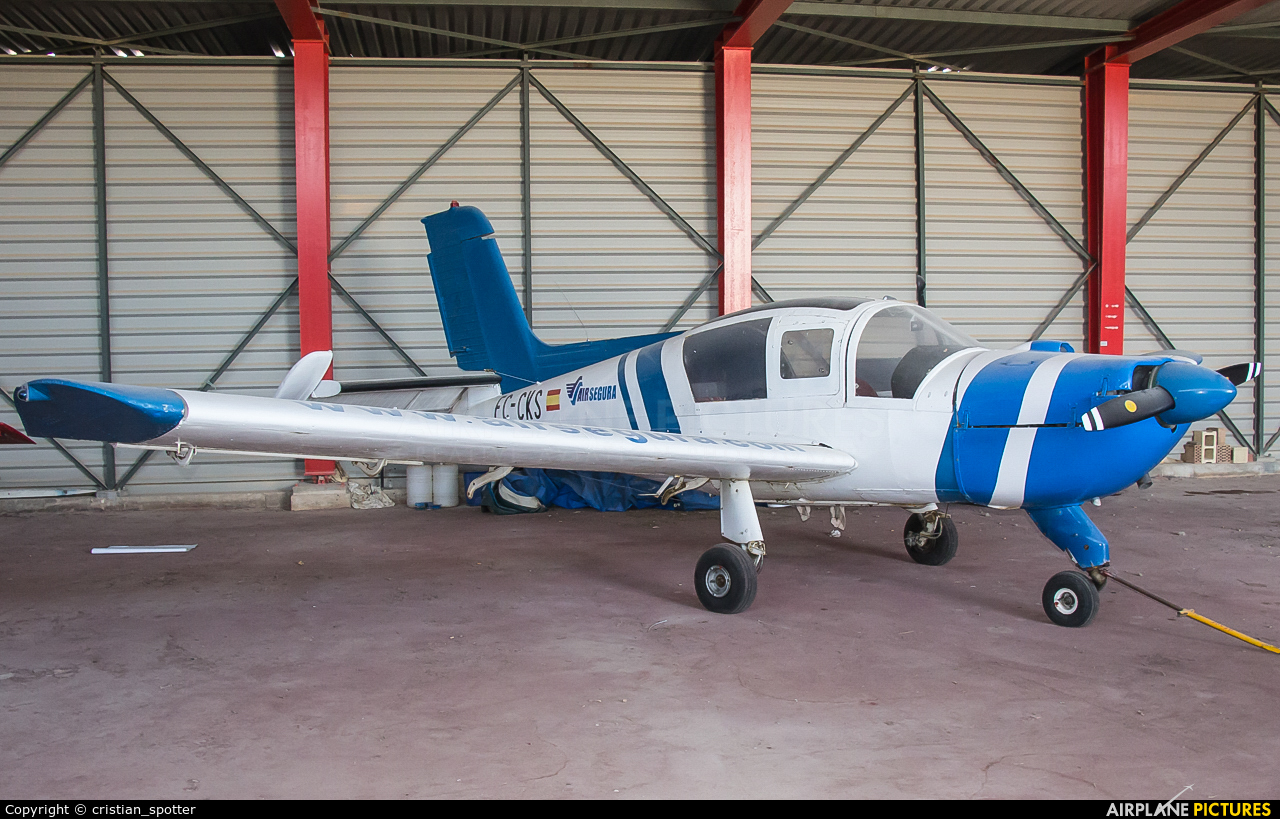 Airwork EC-CKS aircraft at Aeródromo de Beas de Segura