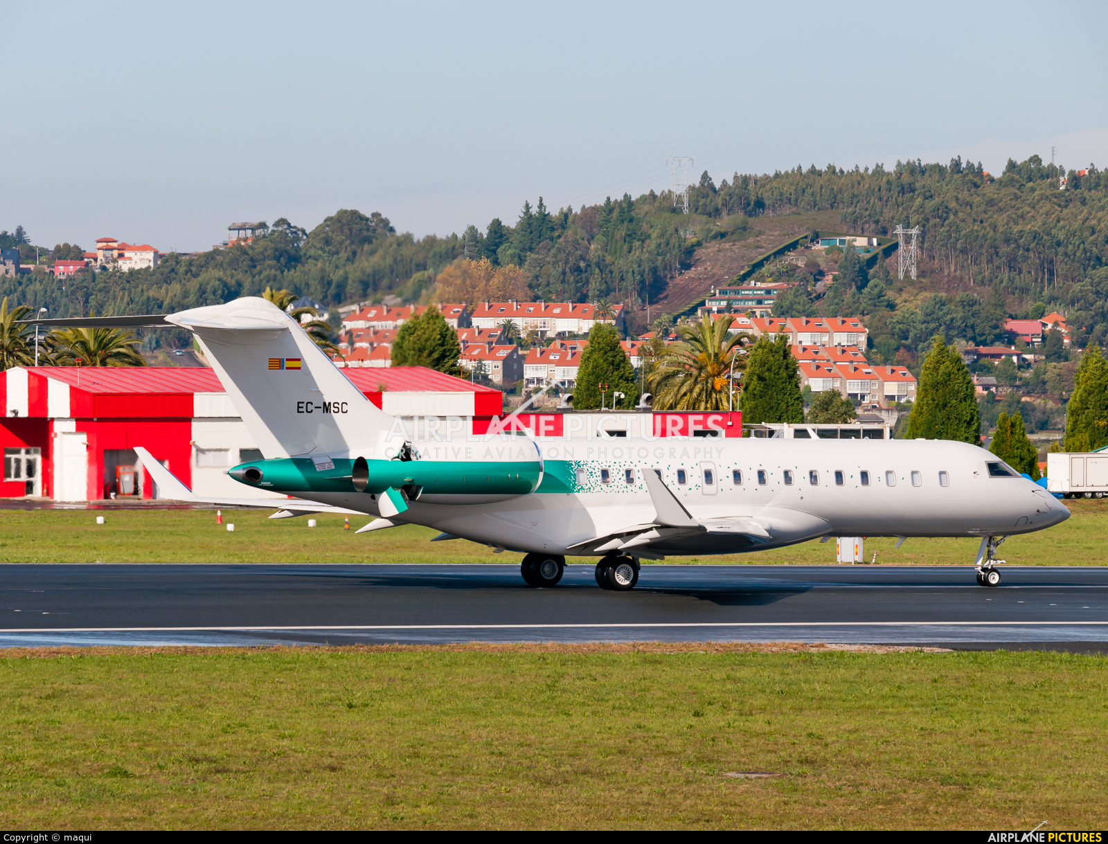 Private EC-MSC aircraft at La Coruña