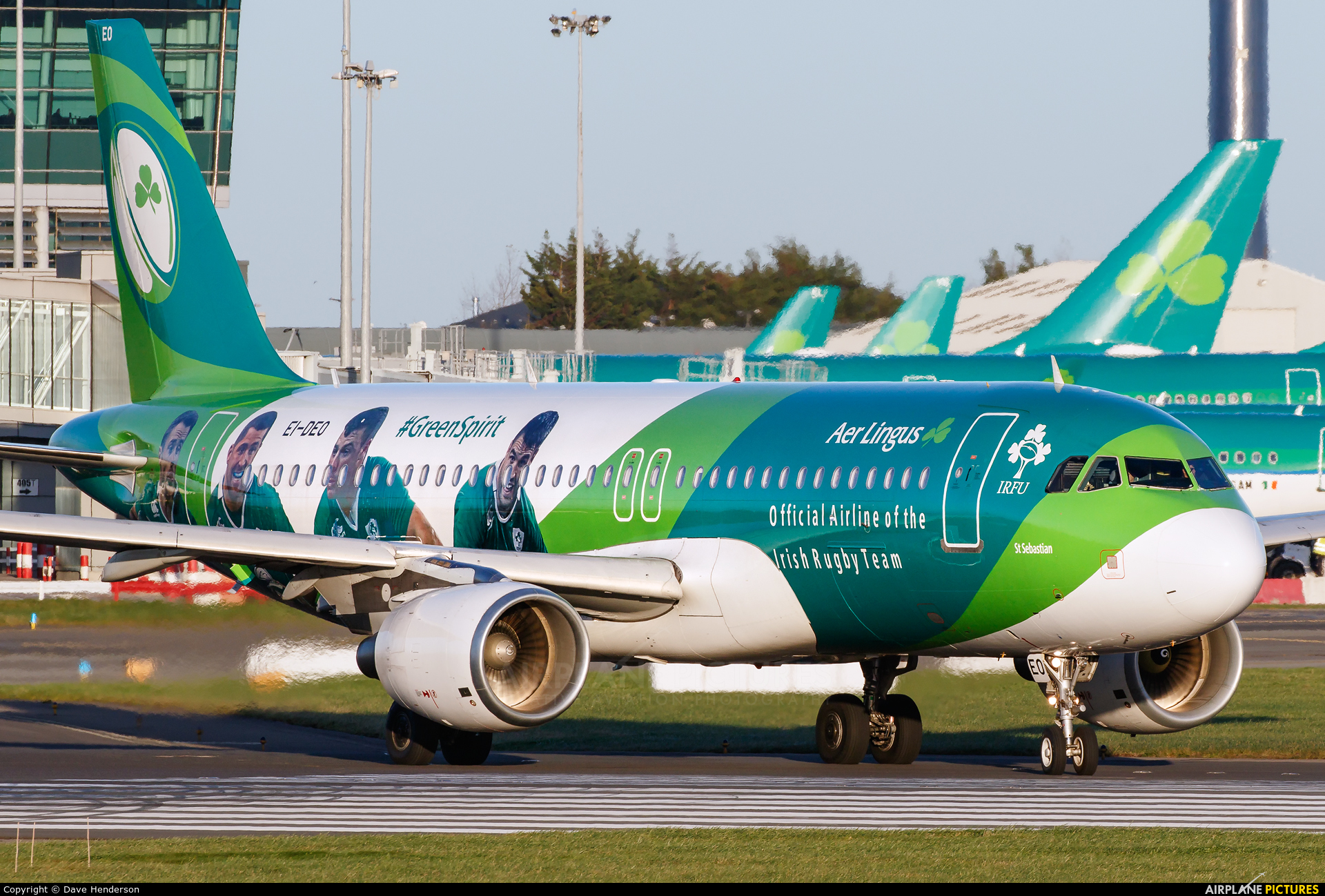 Aer Lingus EI-DEO aircraft at Dublin
