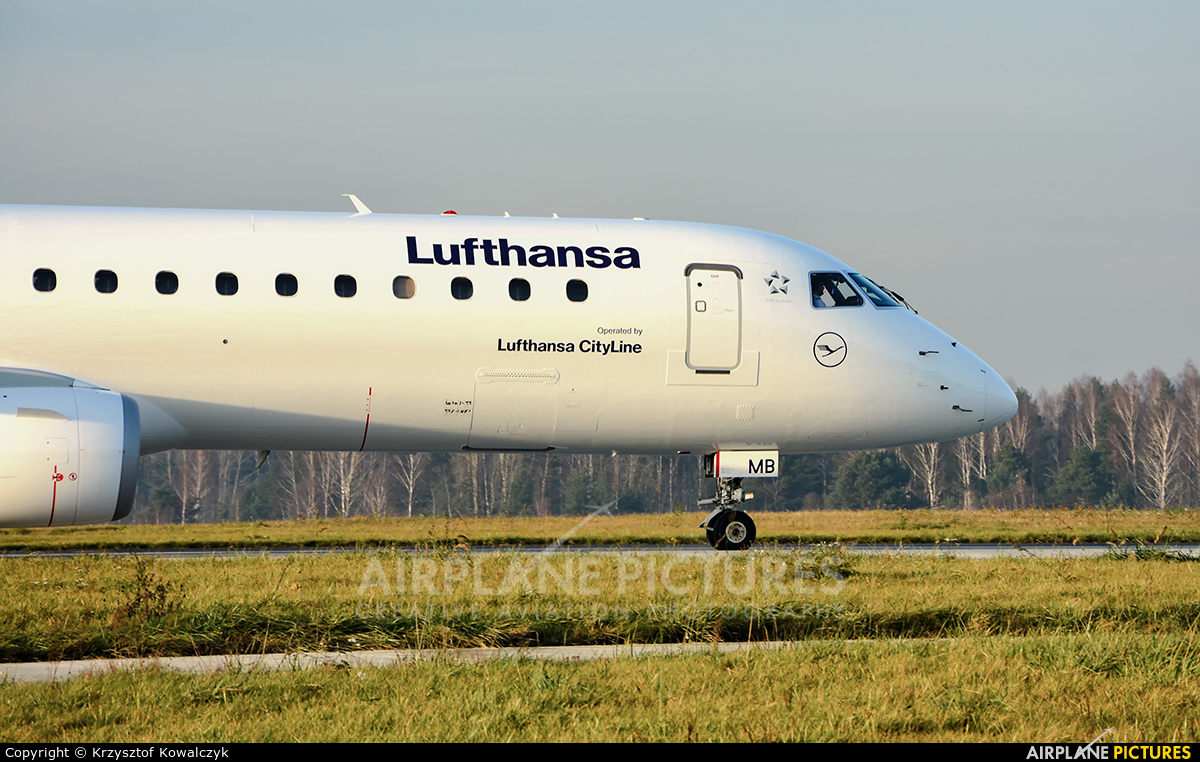 Lufthansa Regional - CityLine D-AEMB aircraft at Katowice - Pyrzowice