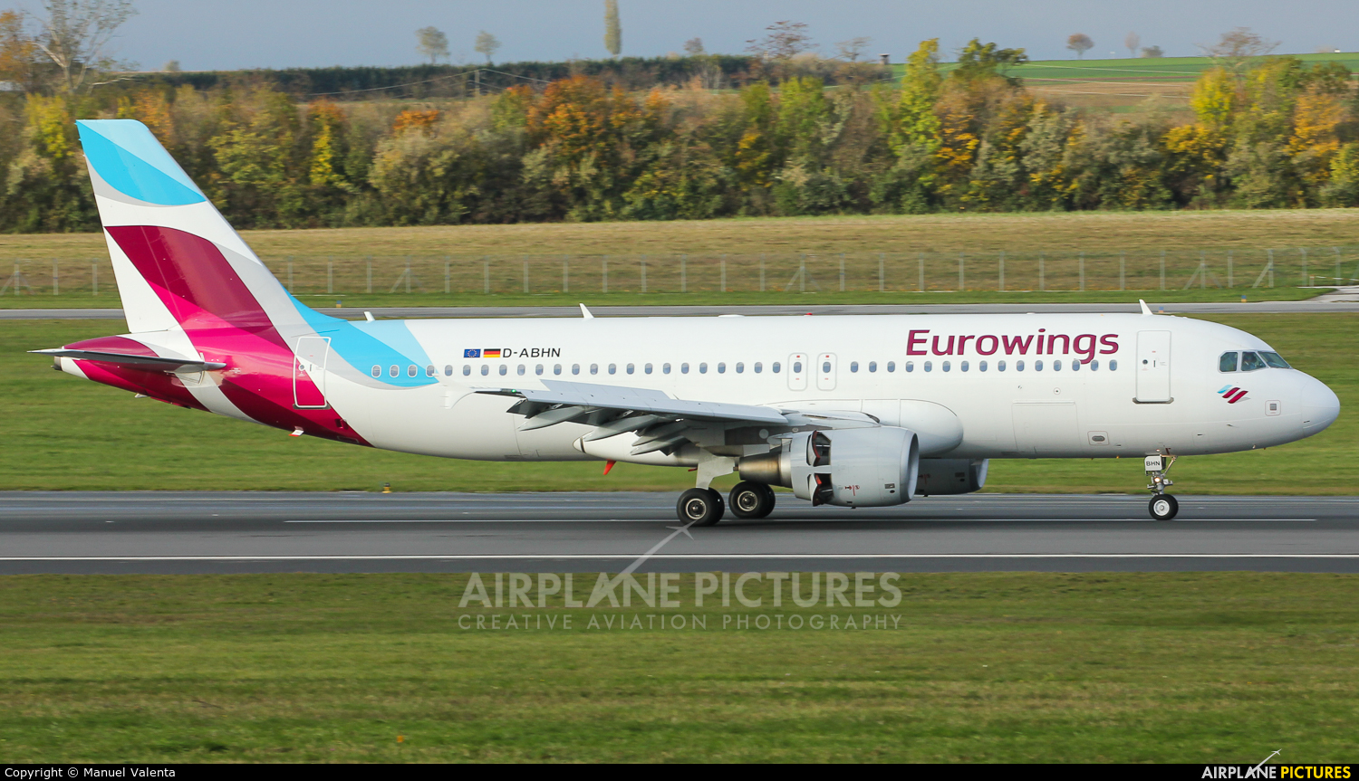 Eurowings D-ABHN aircraft at Vienna - Schwechat