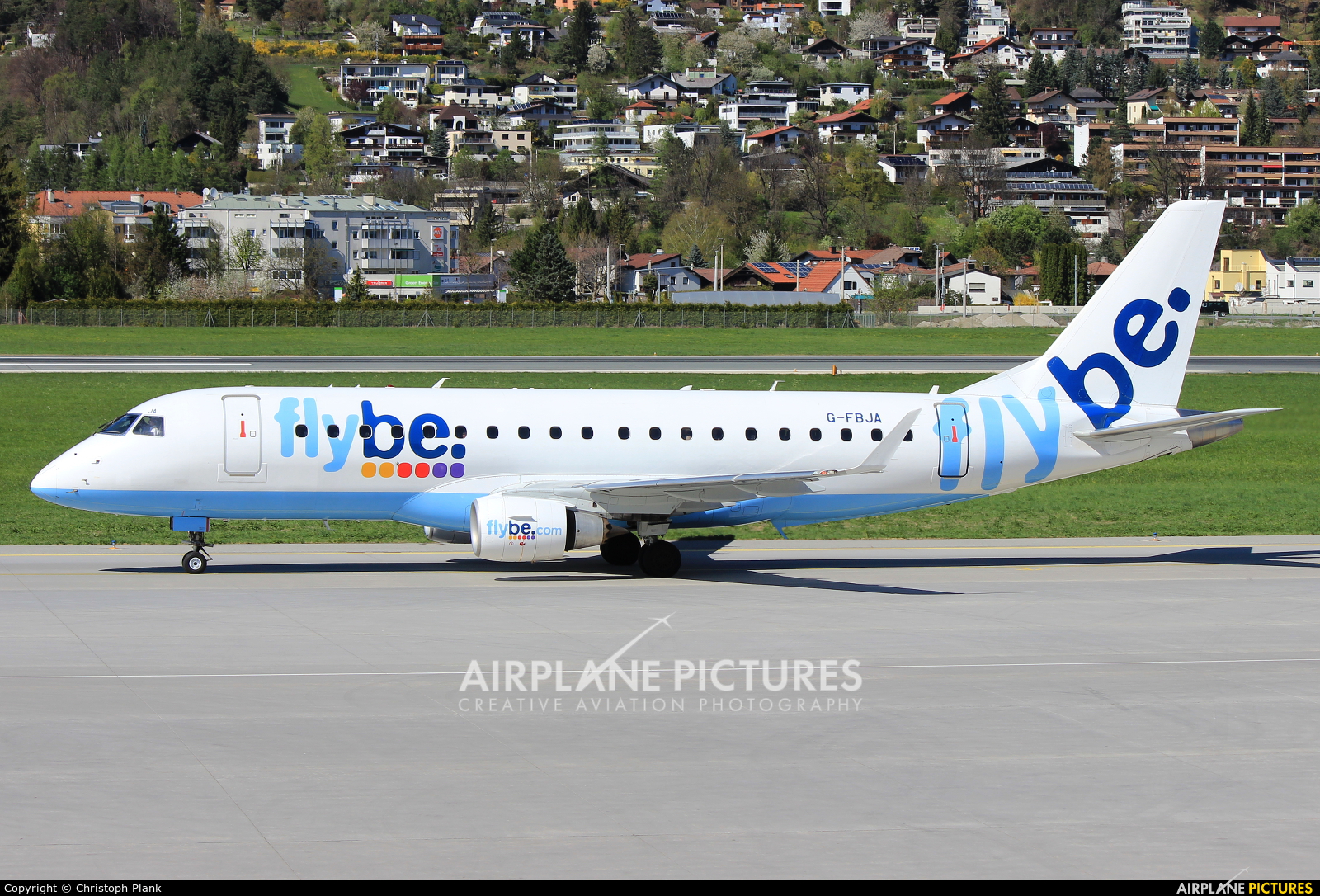 Flybe G-FBJA aircraft at Innsbruck