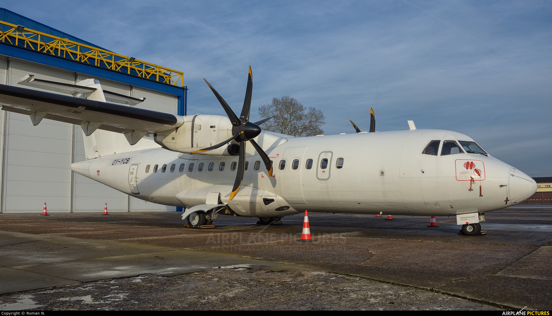 Nordic Aviation Capital OY-YCB aircraft at Bydgoszcz - Szwederowo