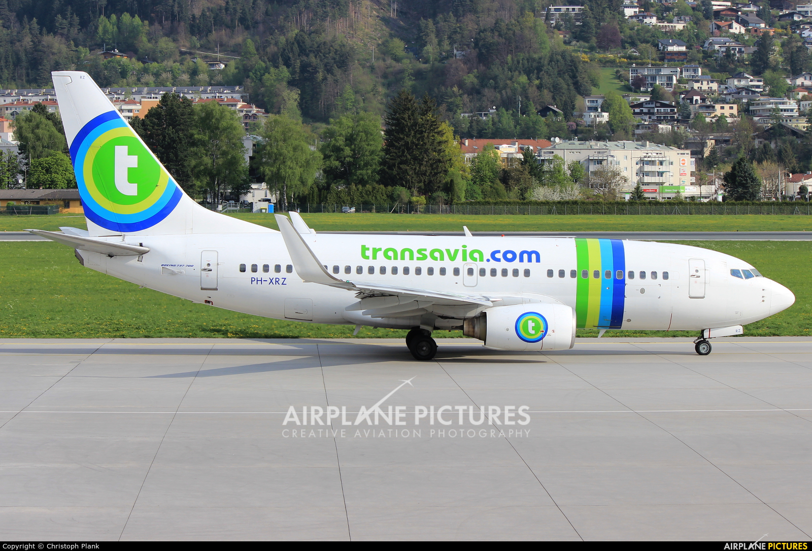Transavia PH-XRZ aircraft at Innsbruck