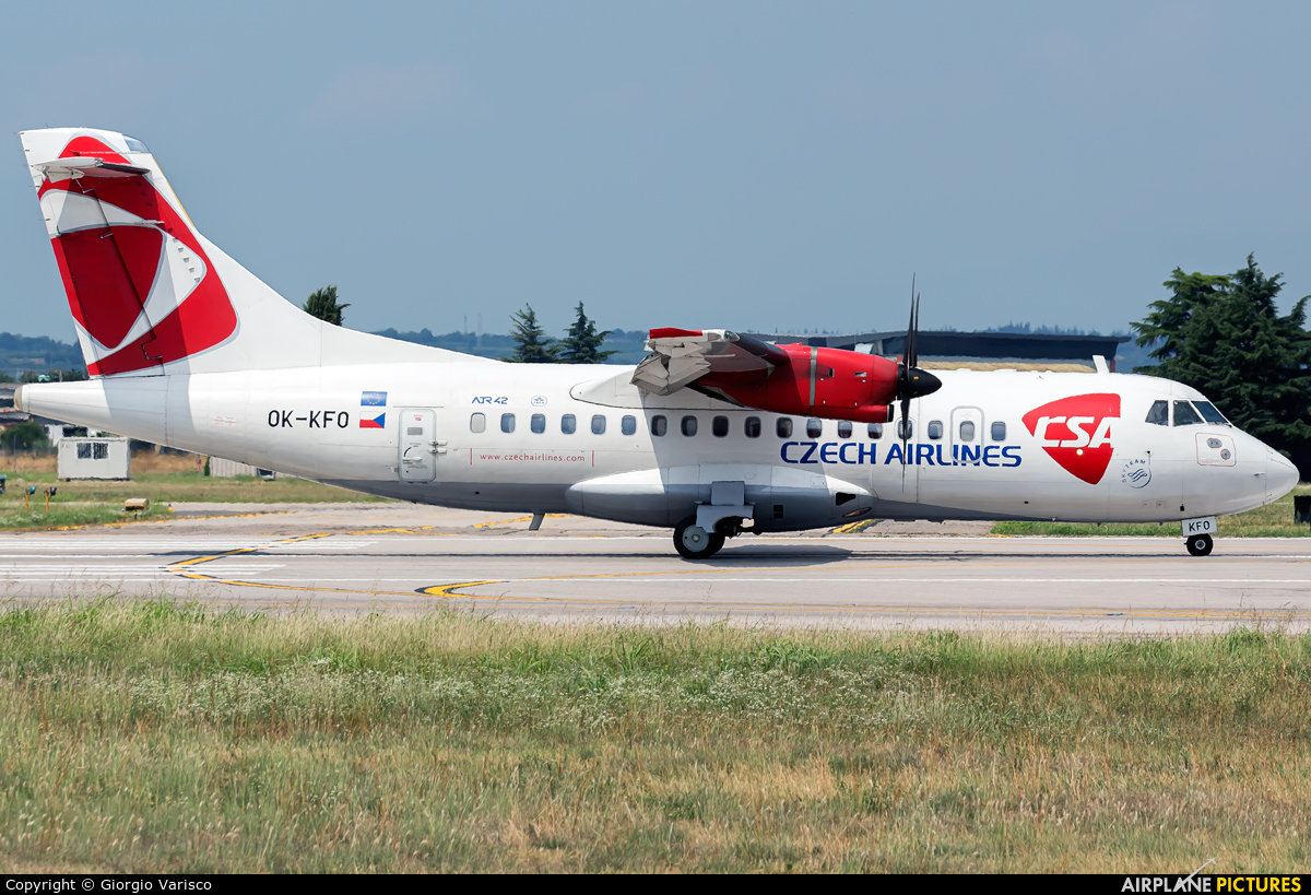 CSA - Czech Airlines OK-KFO aircraft at Verona - Villafranca