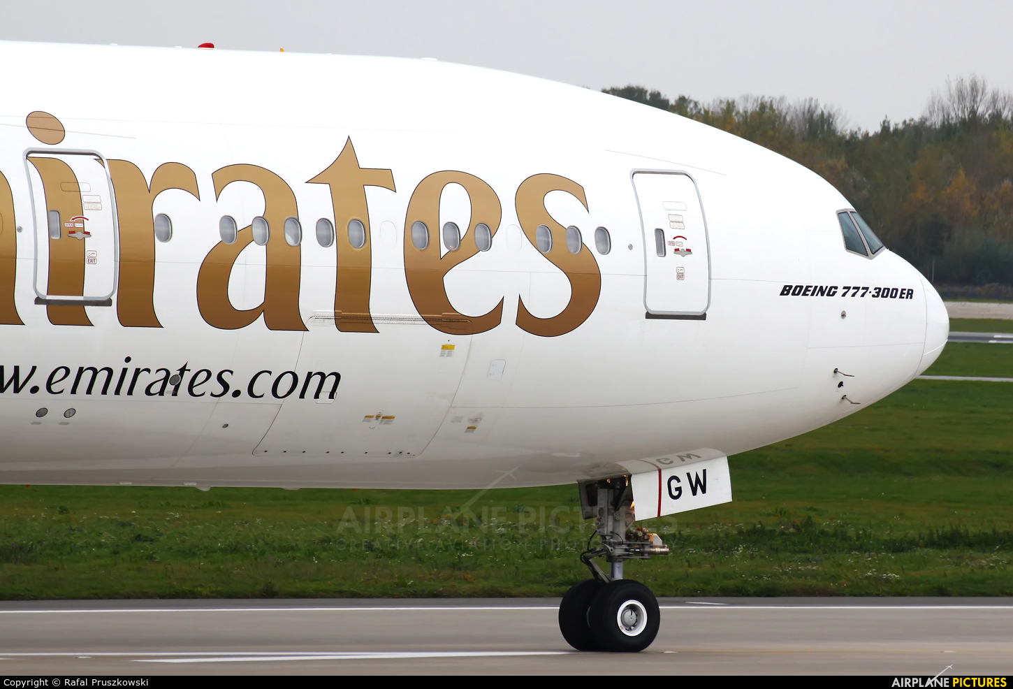 Emirates Airlines A6-EGW aircraft at Warsaw - Frederic Chopin