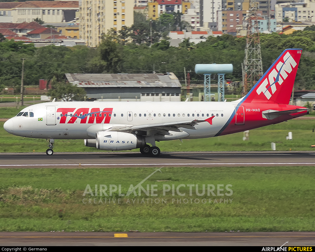 TAM PR-MAQ aircraft at Porto Alegre - Salgado Filho