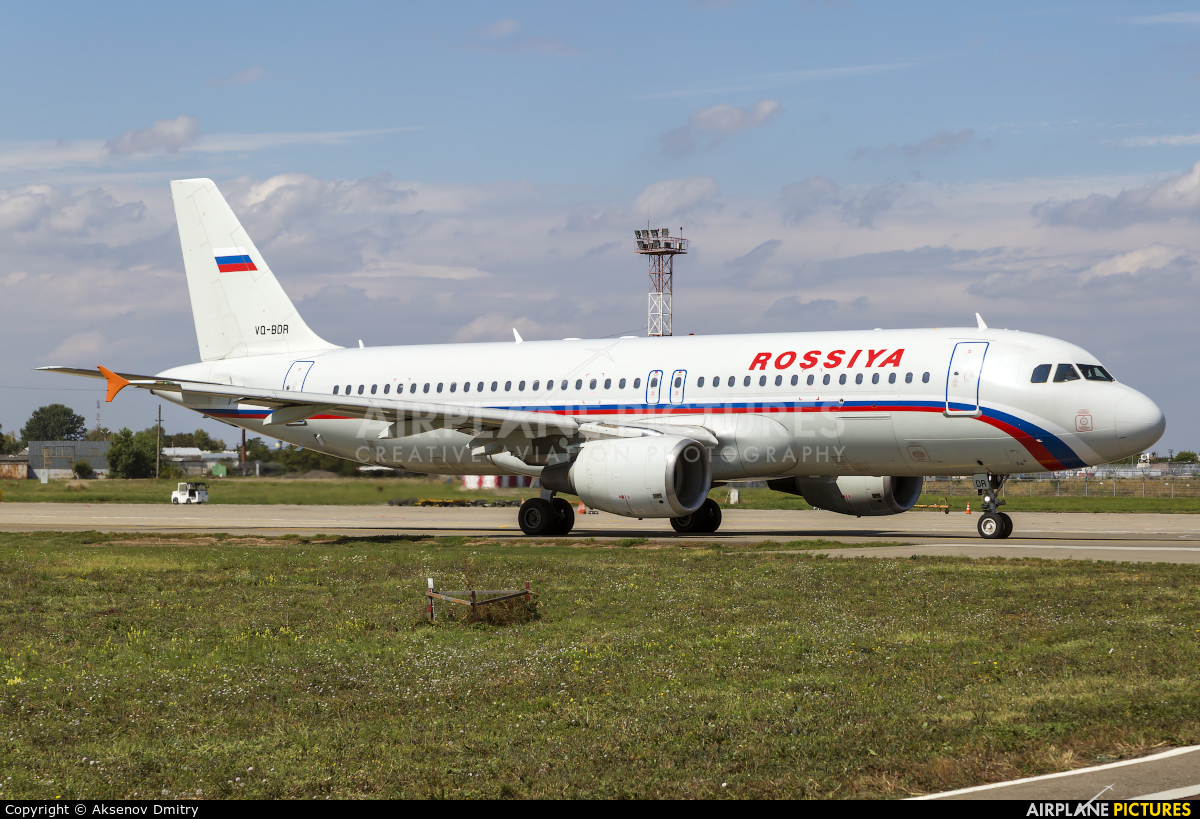 Rossiya VQ-BDR aircraft at Krasnodar