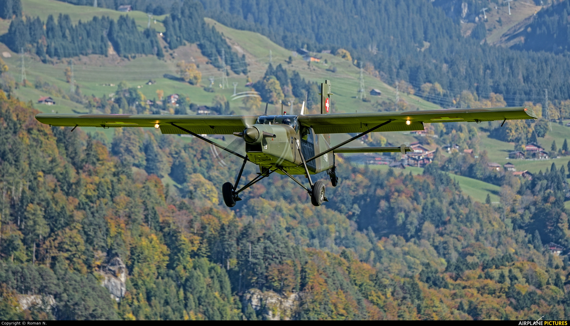 Switzerland - Air Force V-619 aircraft at Meiringen