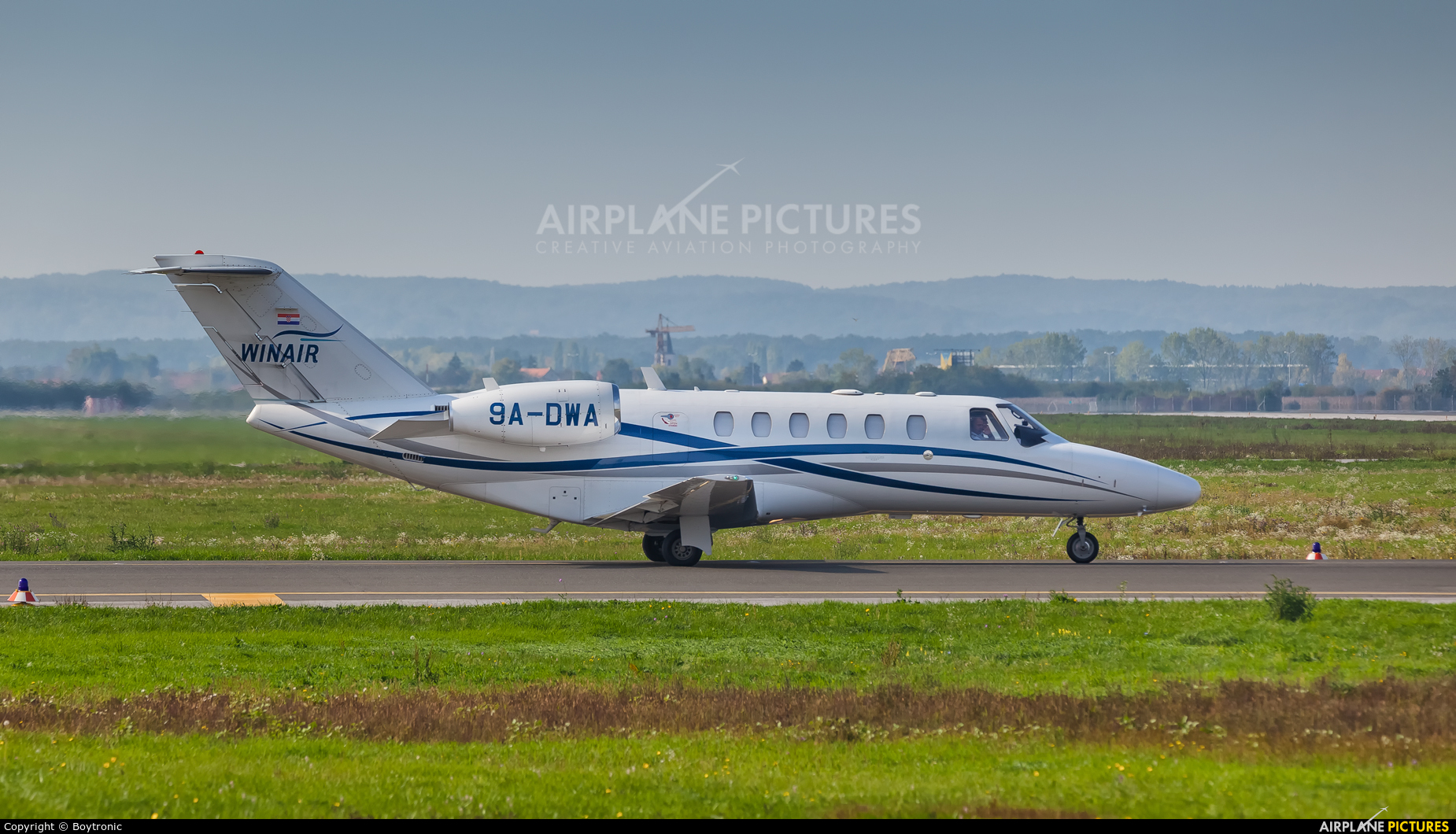 Winair Aviation 9A-DWA aircraft at Zagreb