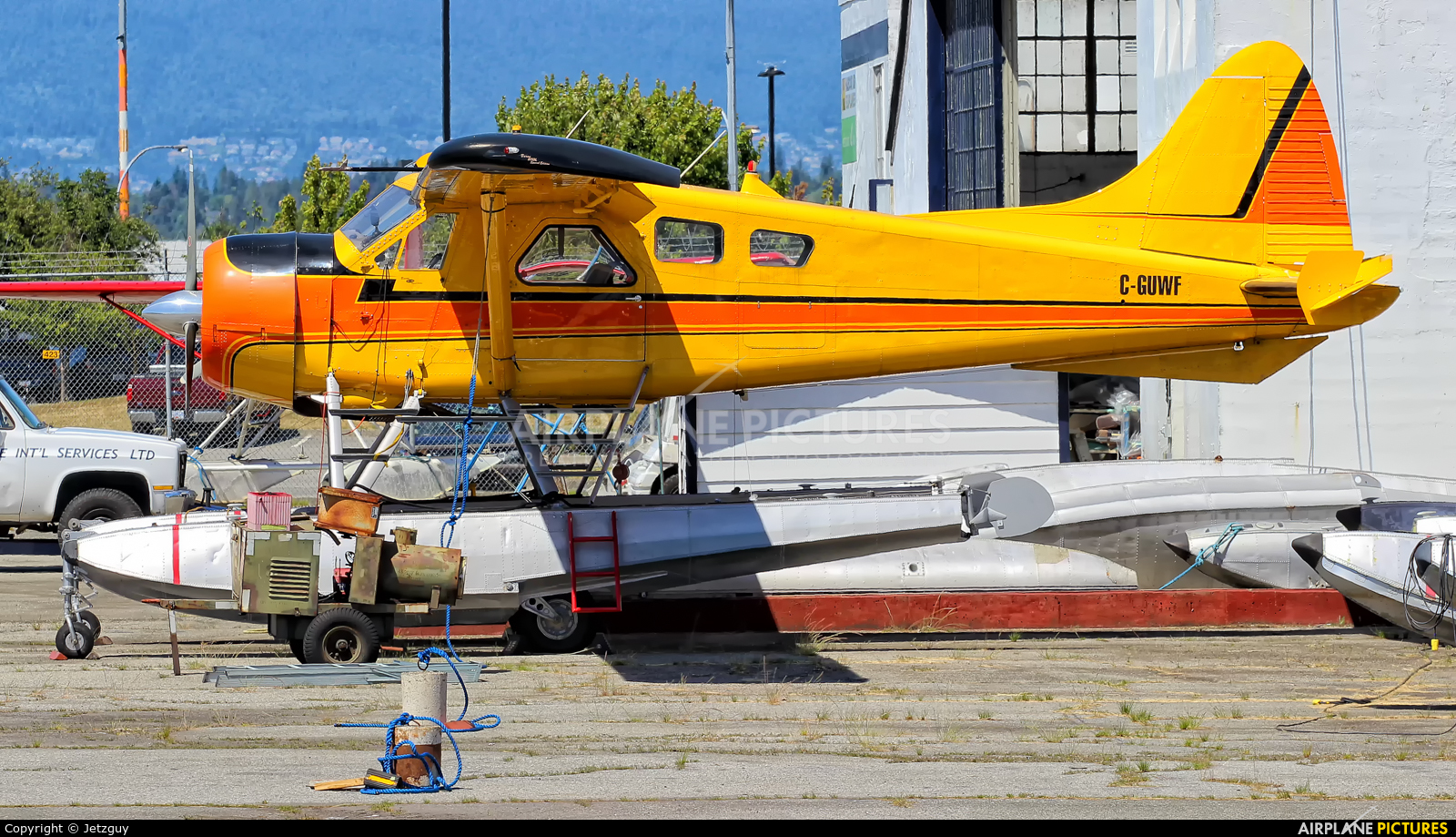 Private C-GUWF aircraft at Vancouver Intl Seaplane Base