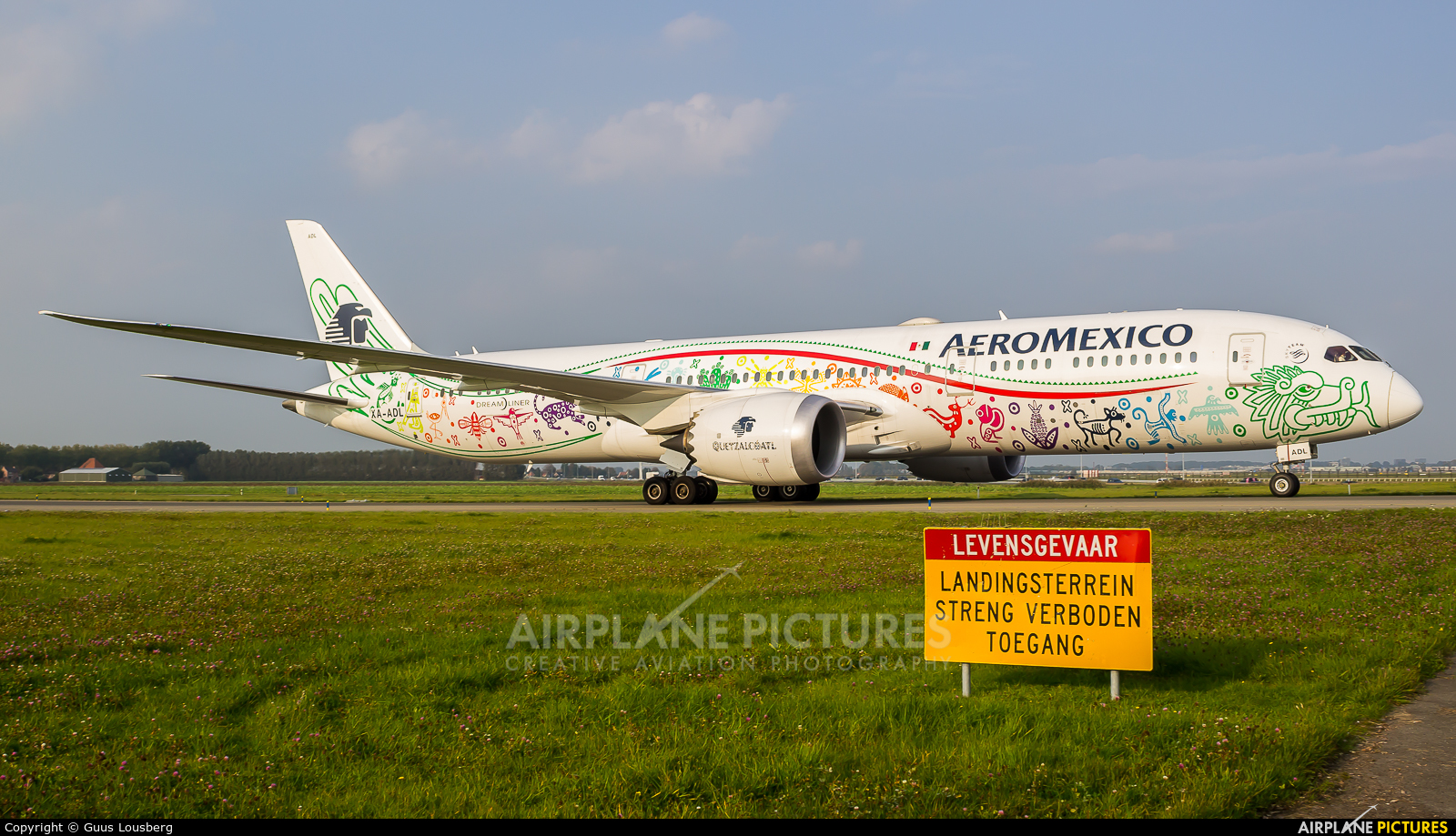 Aeromexico XA-ADL aircraft at Amsterdam - Schiphol