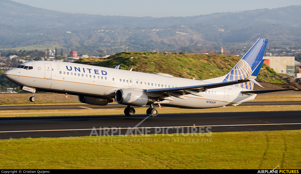 United Airlines N78509 aircraft at San Jose - Juan Santamaría Intl