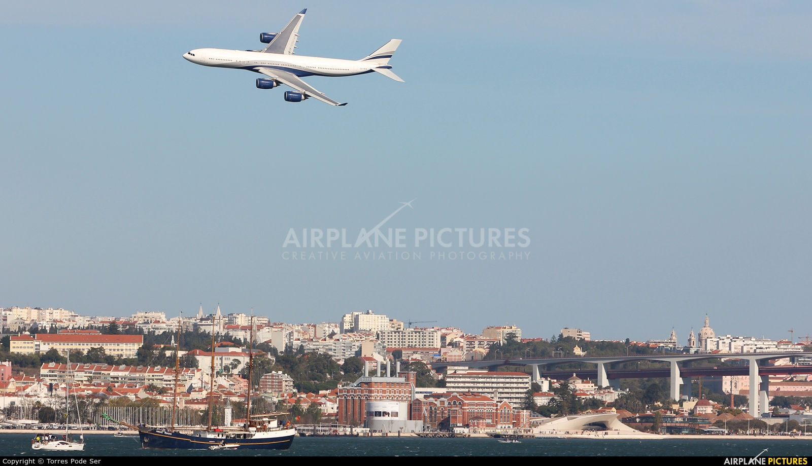 Hi Fly CS-TFX aircraft at Lisbon