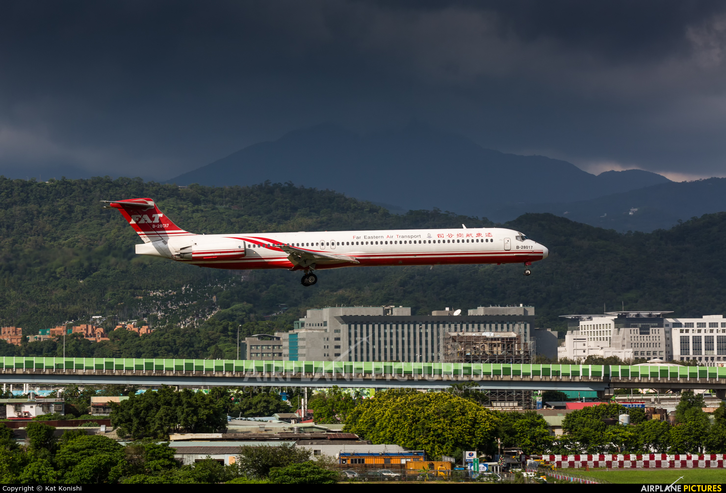 Far Eastern Air Transport B-28017 aircraft at Taipei Sung Shan/Songshan Airport