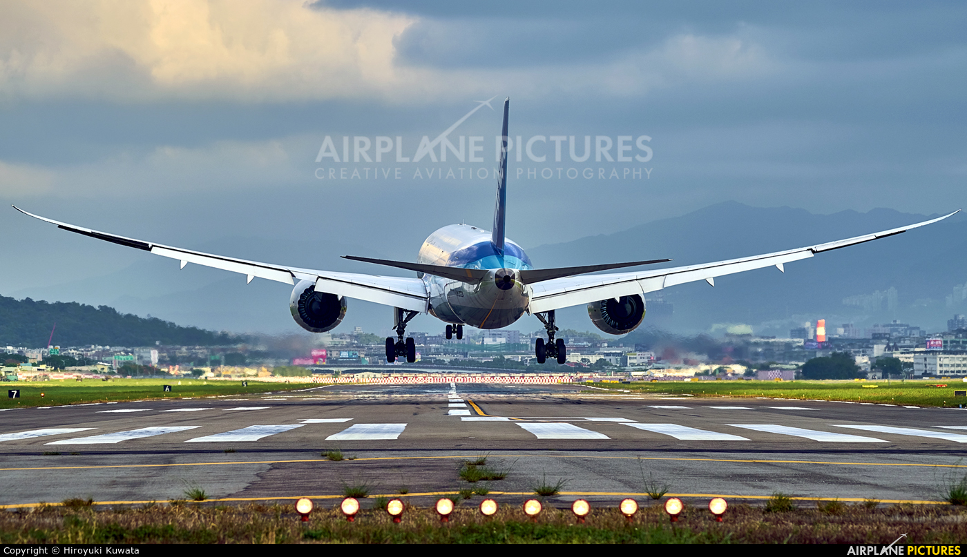 ANA - All Nippon Airways JA803A aircraft at Taipei Sung Shan/Songshan Airport