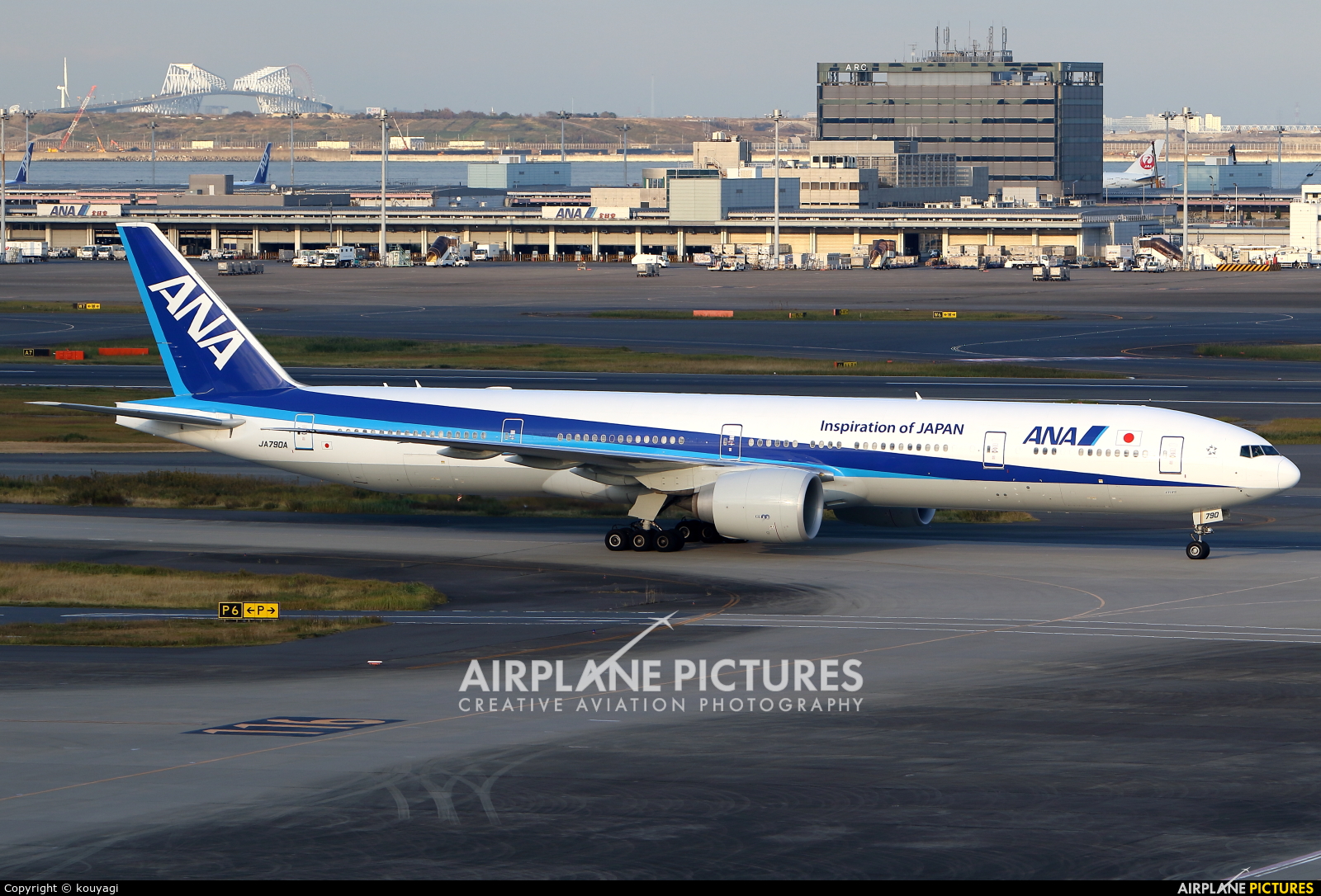 ANA - All Nippon Airways JA790A aircraft at Tokyo - Haneda Intl