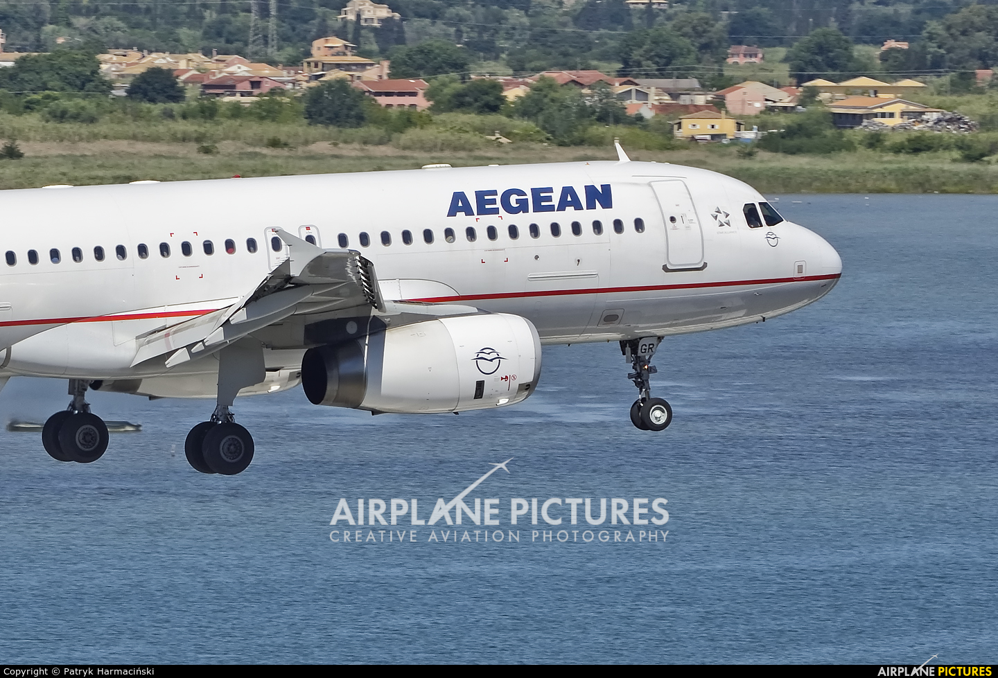 Aegean Airlines SX-DGR aircraft at Corfu - Ioannis Kapodistrias