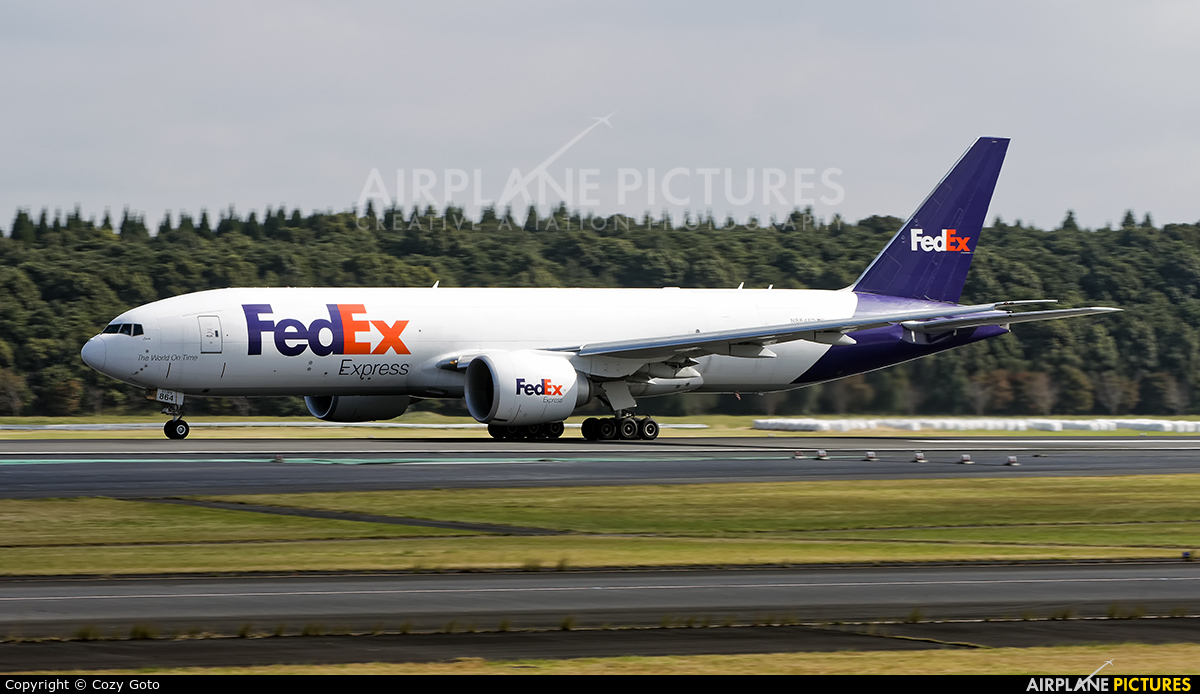 FedEx Federal Express N864FD aircraft at Tokyo - Narita Intl