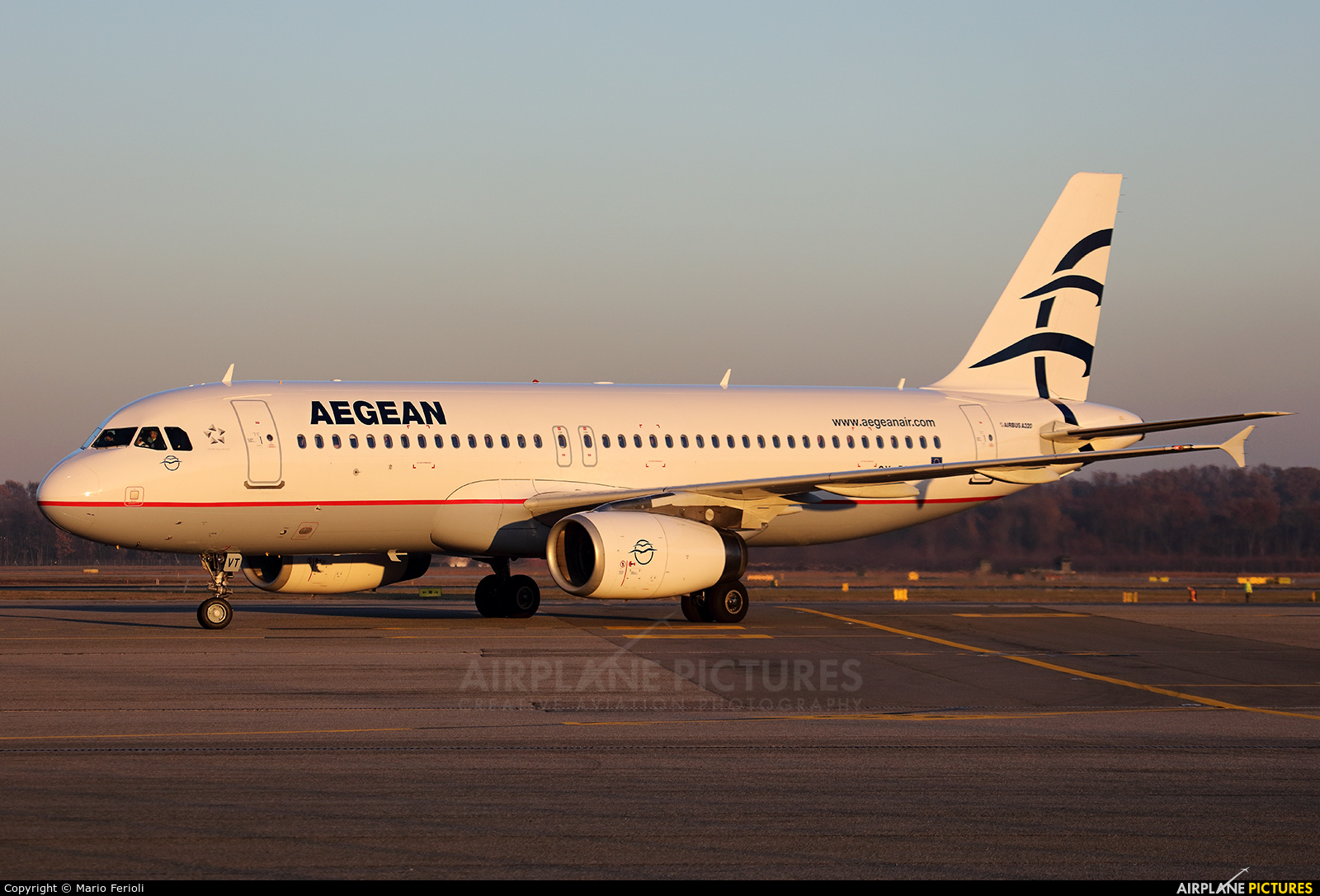 Aegean Airlines SX-DVT aircraft at Milan - Malpensa