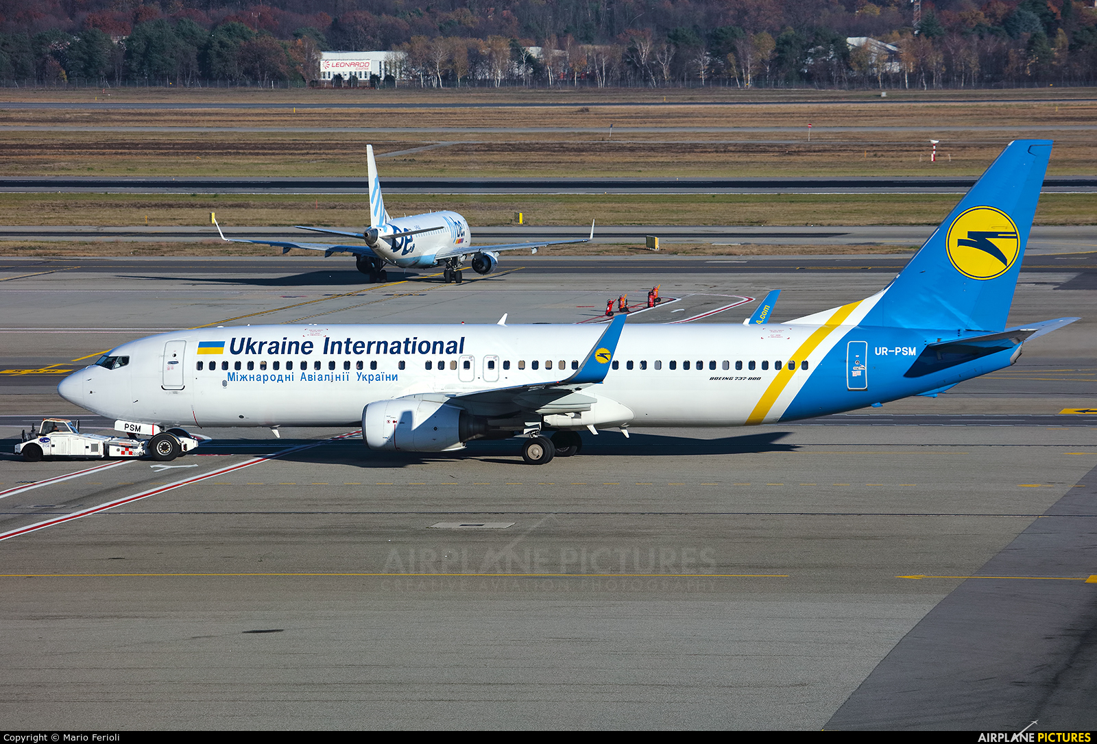 Ukraine International Airlines UR-PSM aircraft at Milan - Malpensa