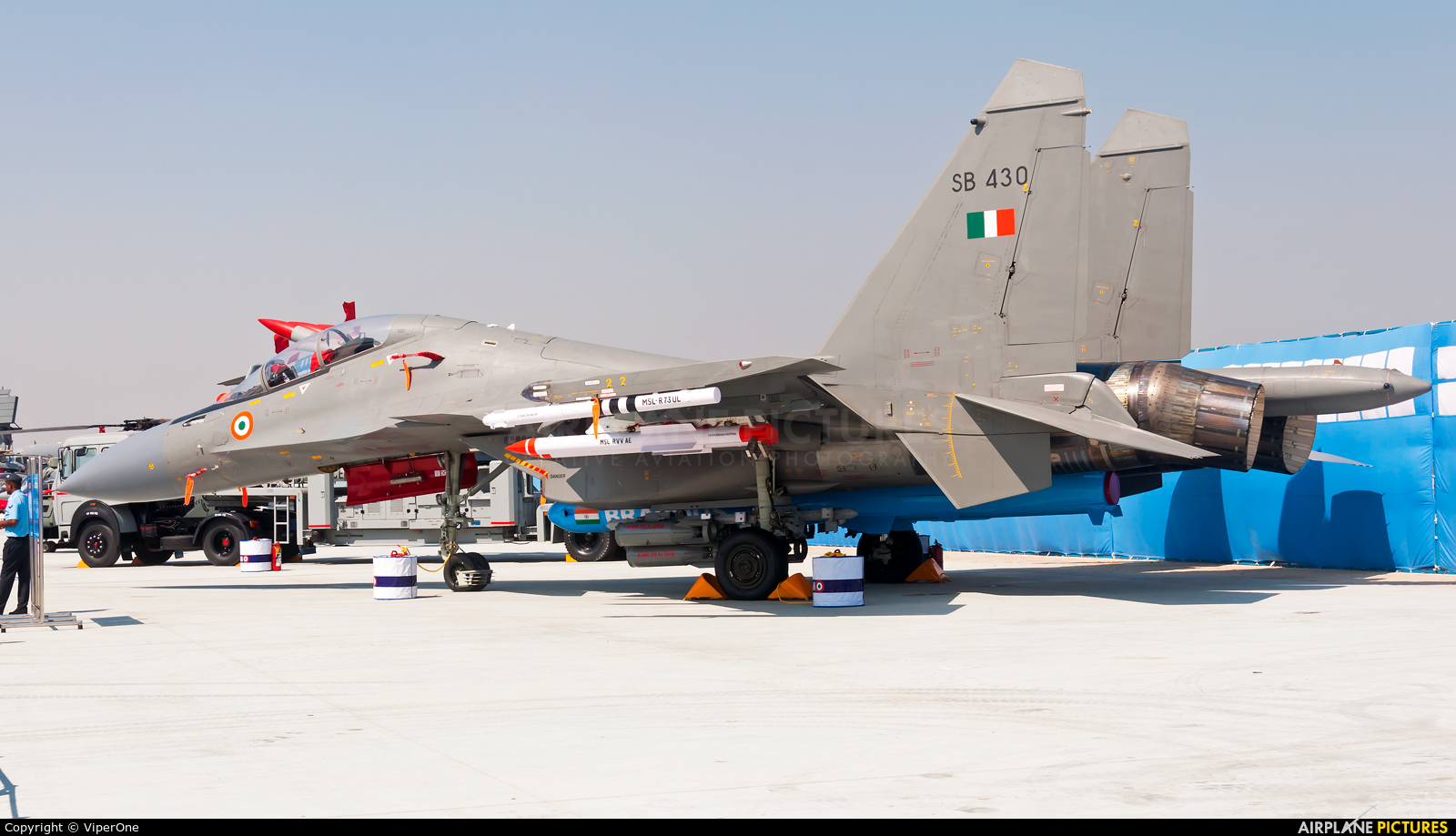 India - Air Force SB430 aircraft at Hindon AFB