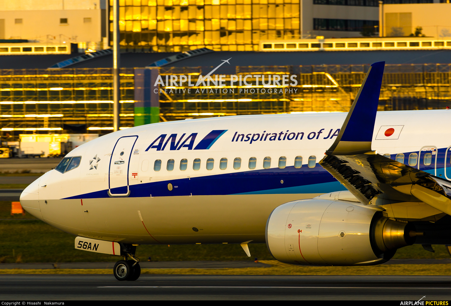 ANA - All Nippon Airways JA56AN aircraft at Osaka - Itami Intl