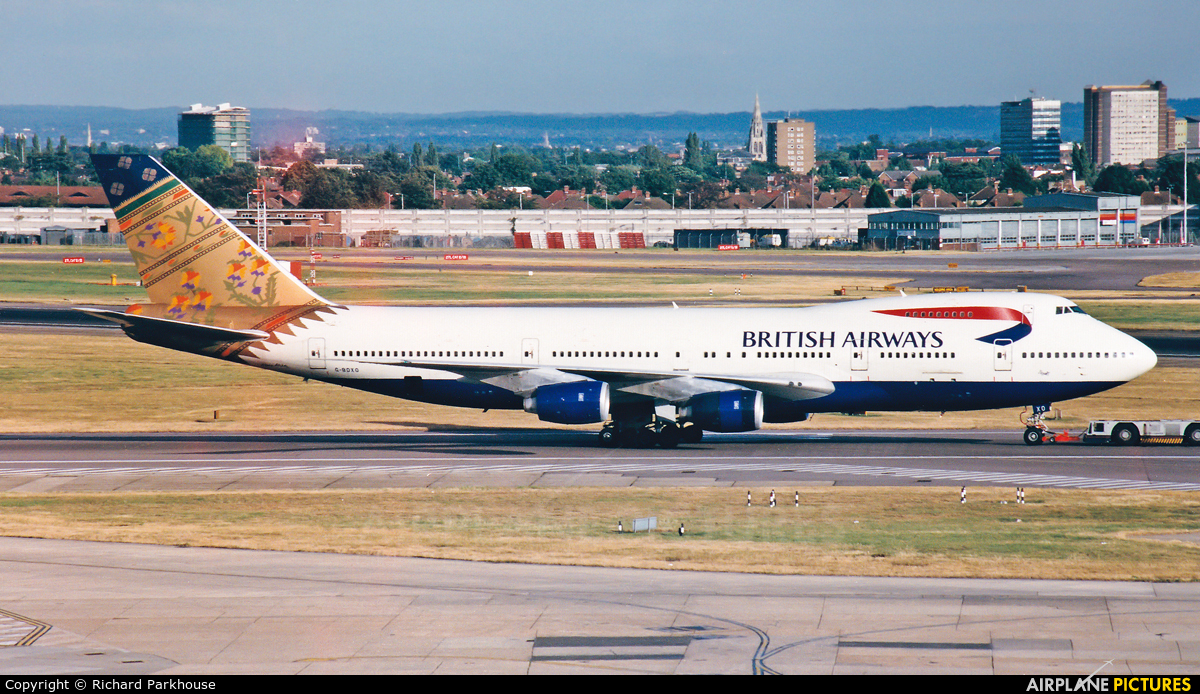British Airways G-BDXO aircraft at London - Heathrow