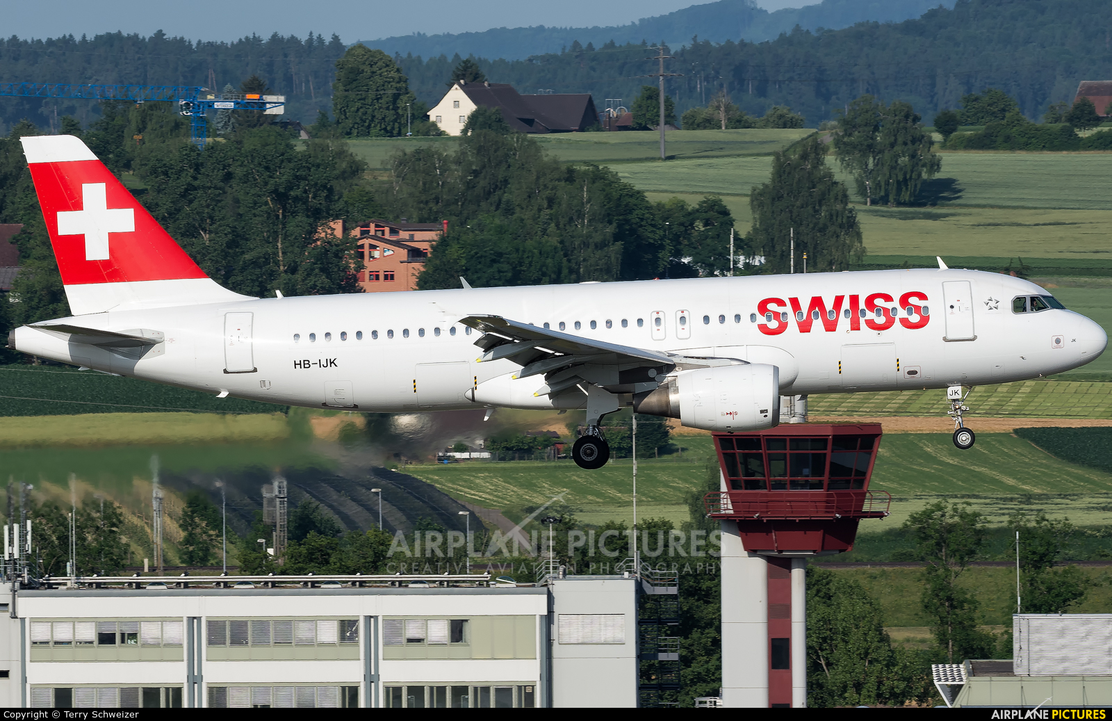 Swiss HB-IJK aircraft at Zurich