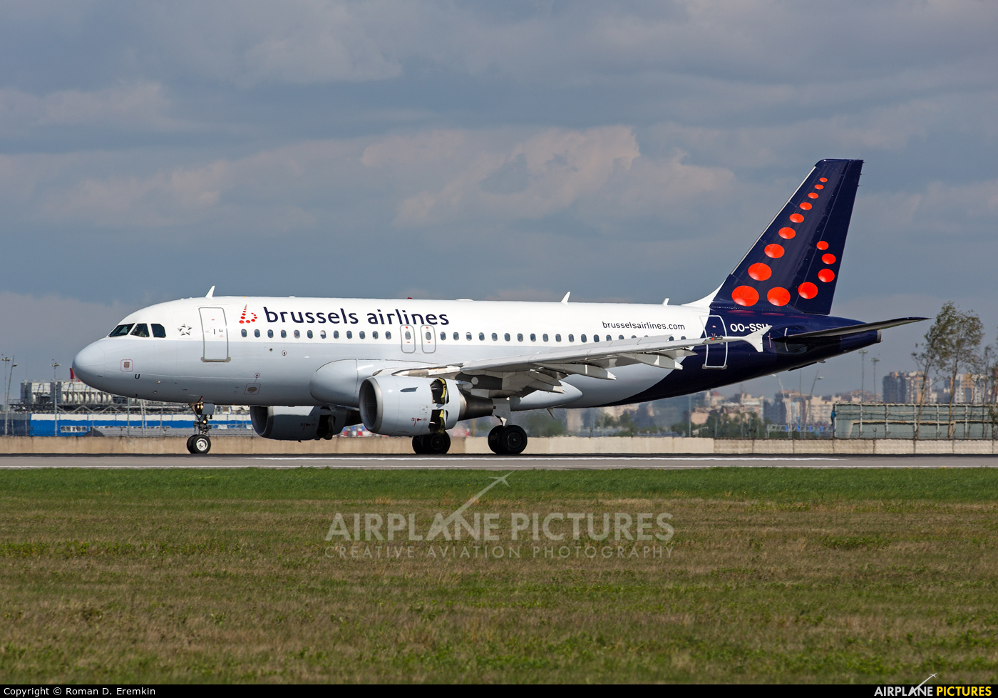 Brussels Airlines OO-SSH aircraft at St. Petersburg - Pulkovo
