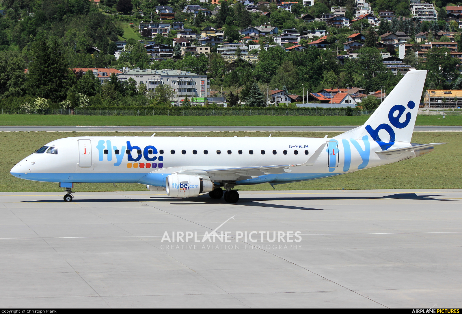 Flybe G-FBJH aircraft at Innsbruck