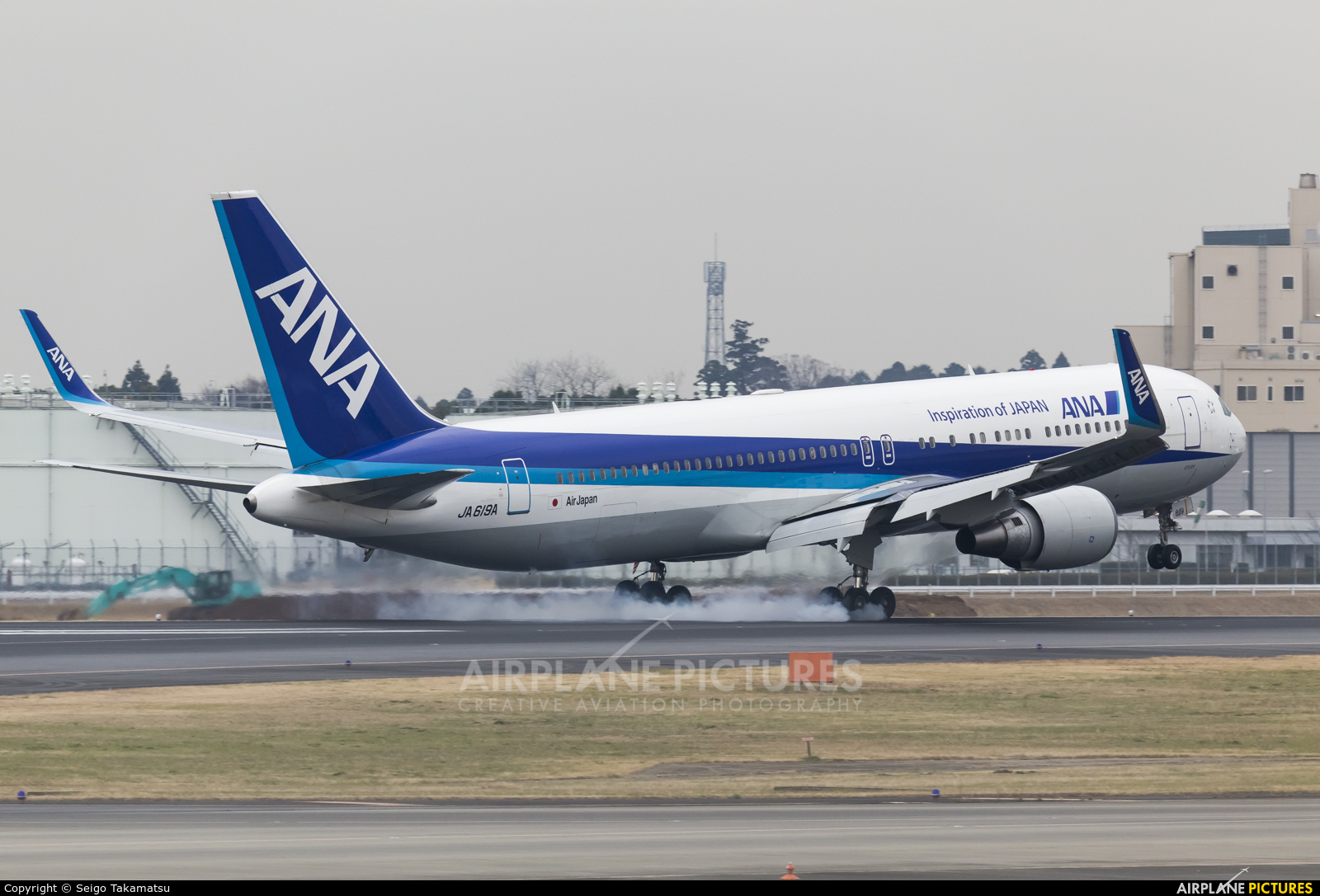 ANA - All Nippon Airways JA619A aircraft at Tokyo - Narita Intl