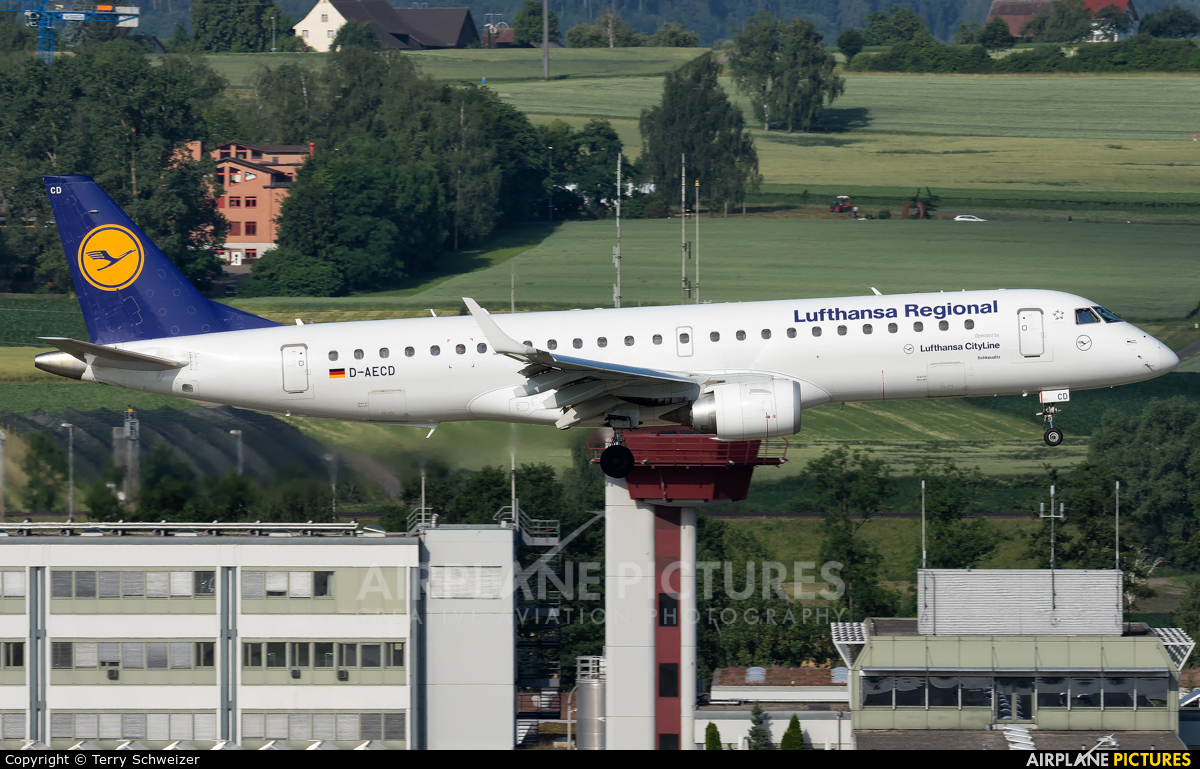 Lufthansa Regional - CityLine D-AECD aircraft at Zurich