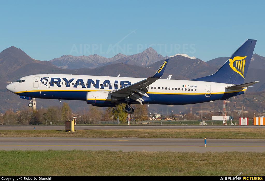 Ryanair EI-ENR aircraft at Bergamo - Orio al Serio