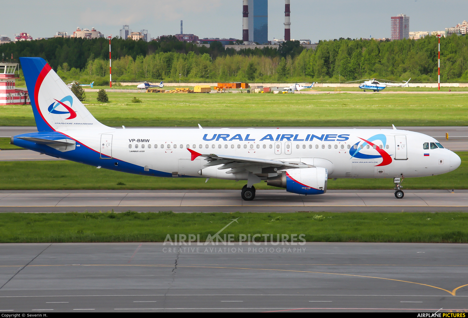 Ural Airlines VP-BMW aircraft at St. Petersburg - Pulkovo