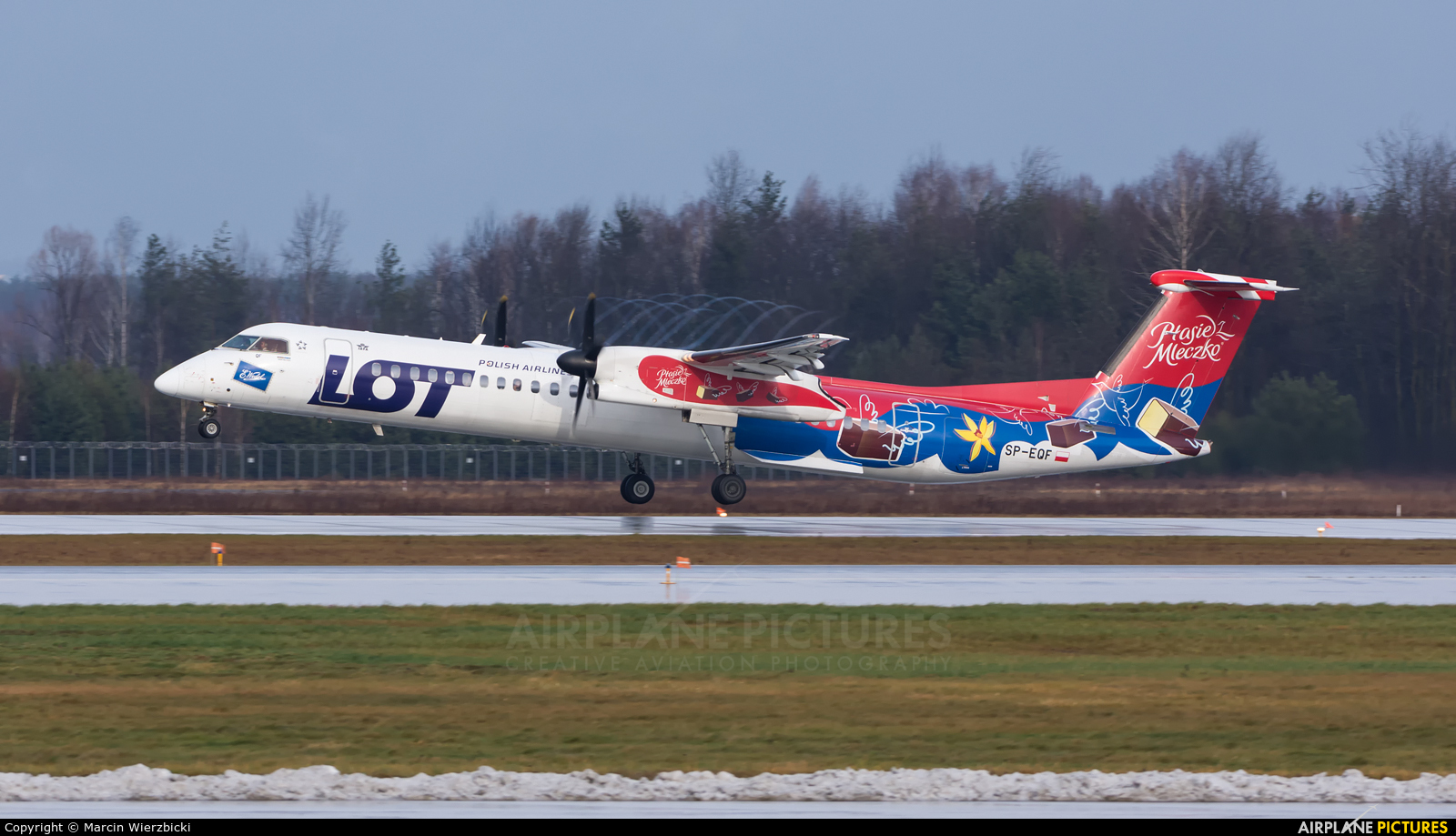 LOT - Polish Airlines SP-EQF aircraft at Katowice - Pyrzowice