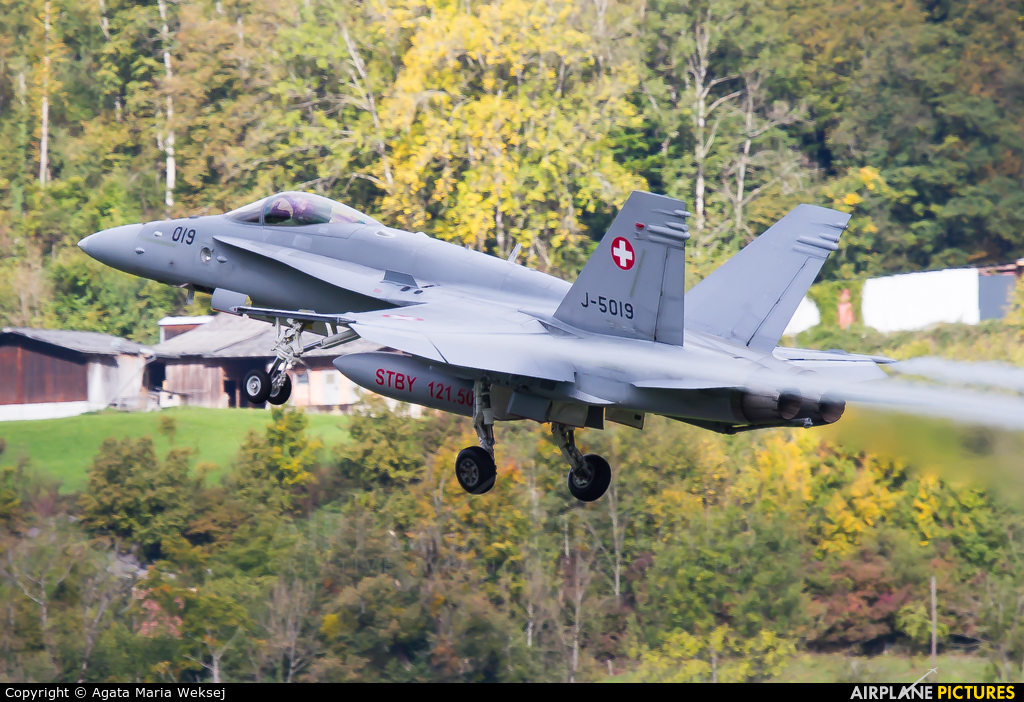 Switzerland - Air Force J-5019 aircraft at Meiringen
