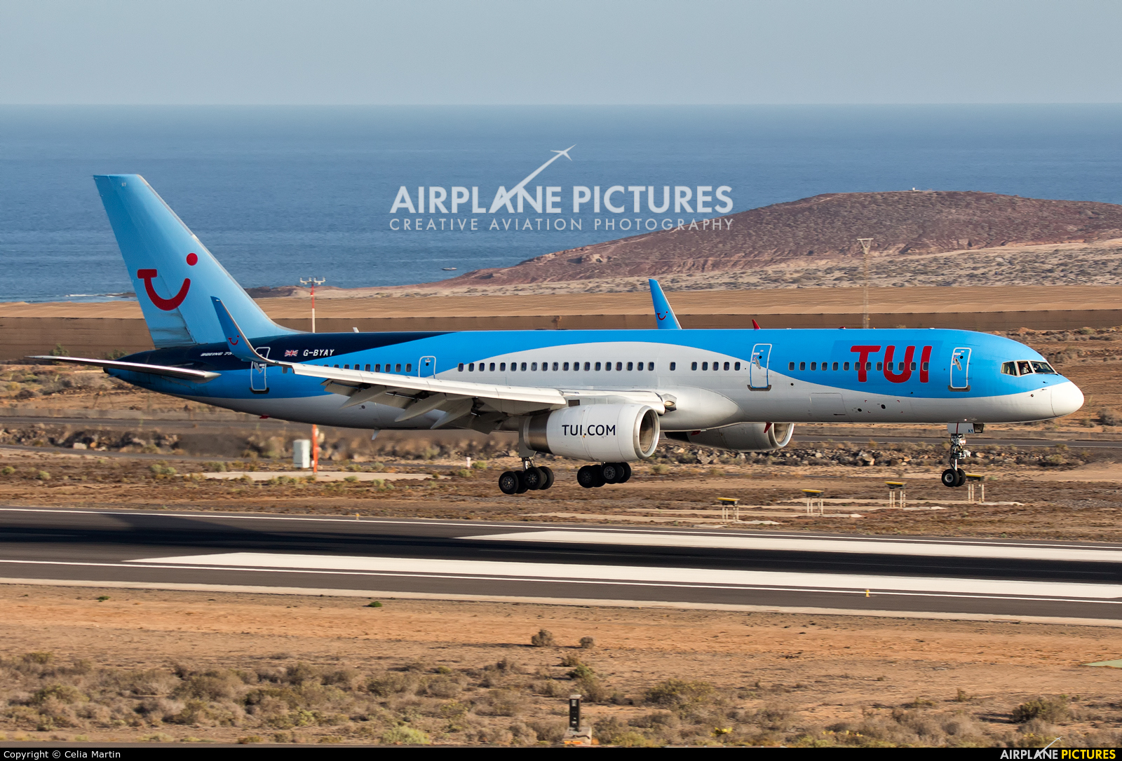 TUI Airways G-BYAY aircraft at Tenerife Sur - Reina Sofia