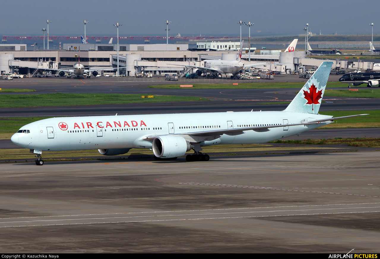 Air Canada C-FIVM aircraft at Tokyo - Haneda Intl