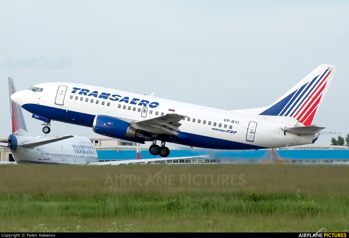 Transaero Airlines VP-BYI aircraft at Moscow - Domodedovo