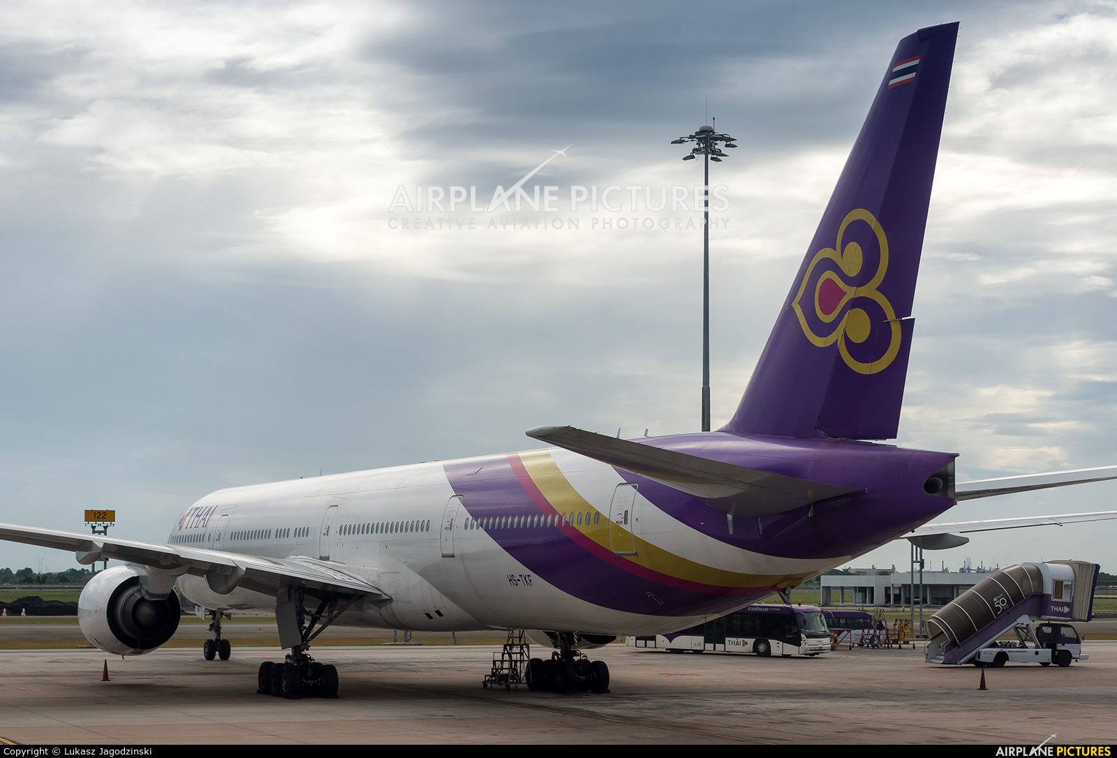 Thai Airways HS-TKF aircraft at Bangkok - Suvarnabhumi