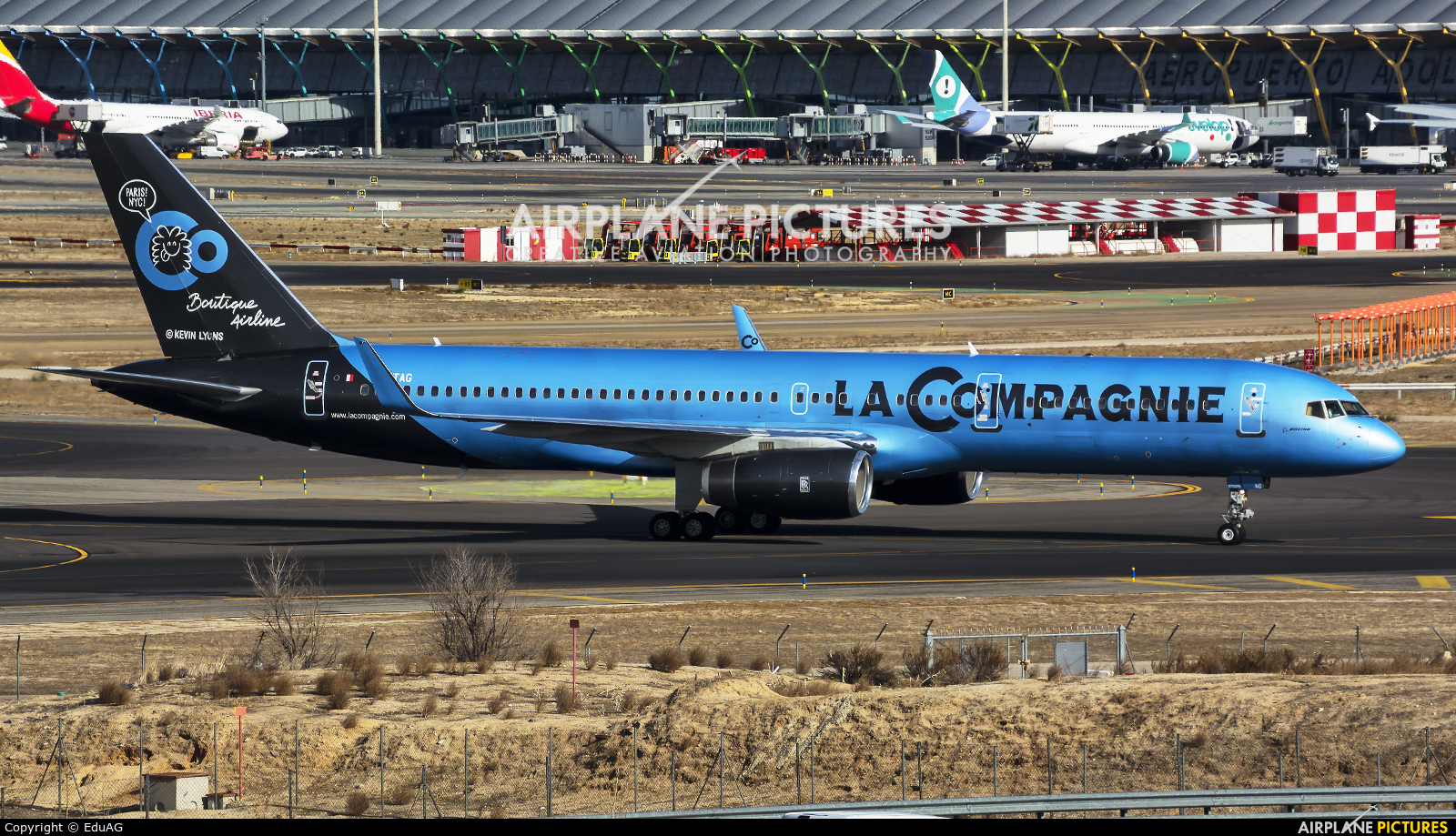 La Compagnie F-HTAG aircraft at Madrid - Barajas