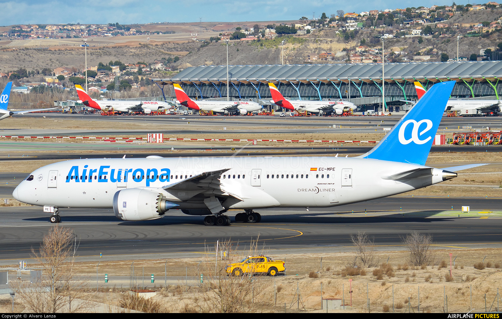 Air Europa EC-MPE aircraft at Madrid - Barajas