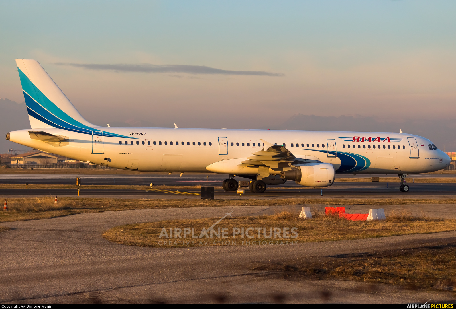 Yamal Airlines VP-BWO aircraft at Verona - Villafranca